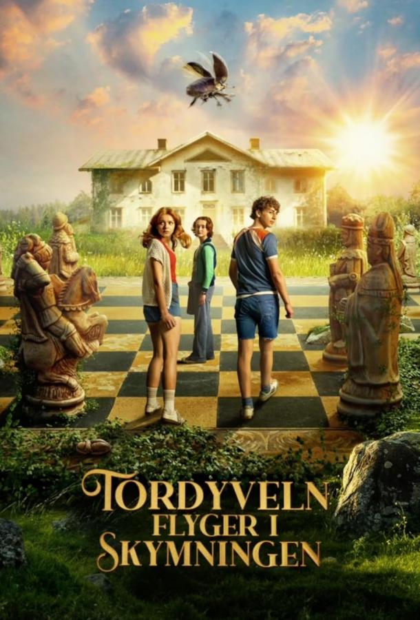 Навозный жук летает в сумерках Навозный жук летает в сумерках